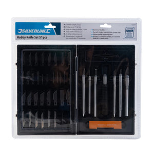 Coffret de scalpels - 51 pièces - Silverline Silverline