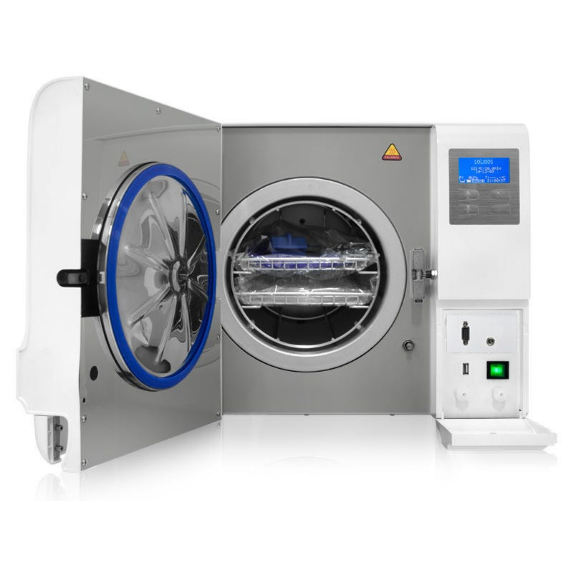 Autoclave 8 Litres Classe B avec USB Blanc