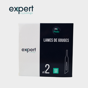 100 Lames de gouges stériles - Expert by My Podologie