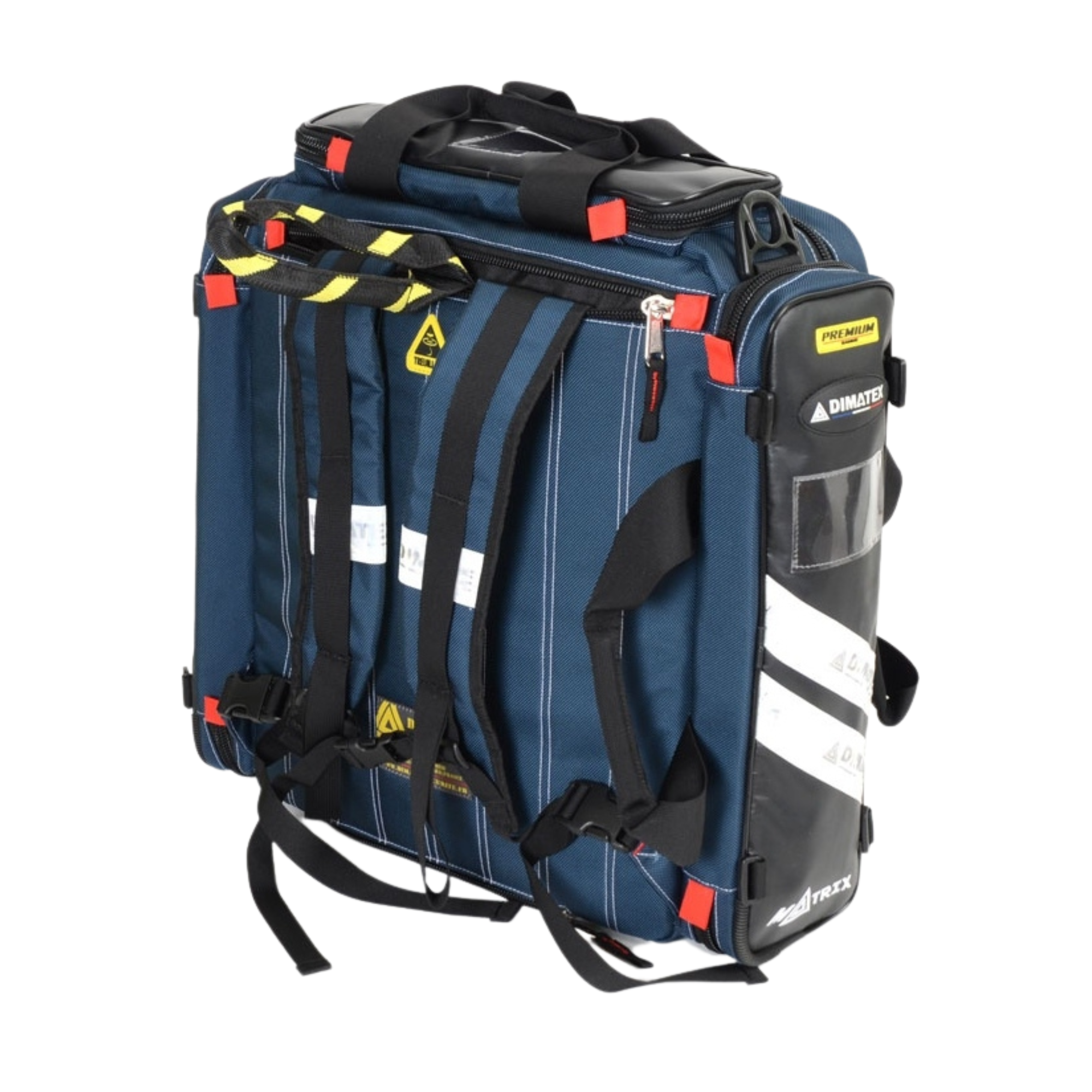 Sac de secours 46 litres MATRIX - Rouge ou bleu - DIMATEX