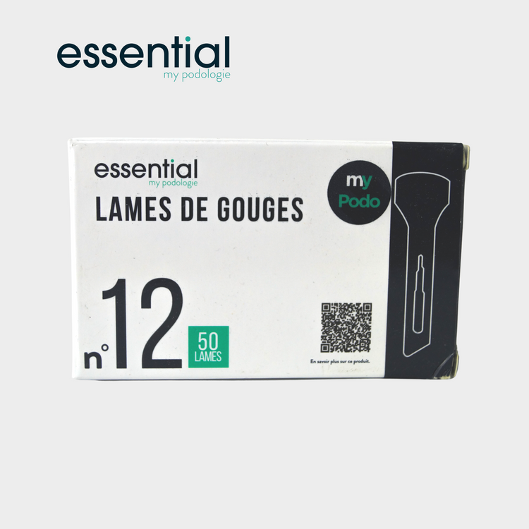 50 Lames de gouges stériles - Essential by My Podologie