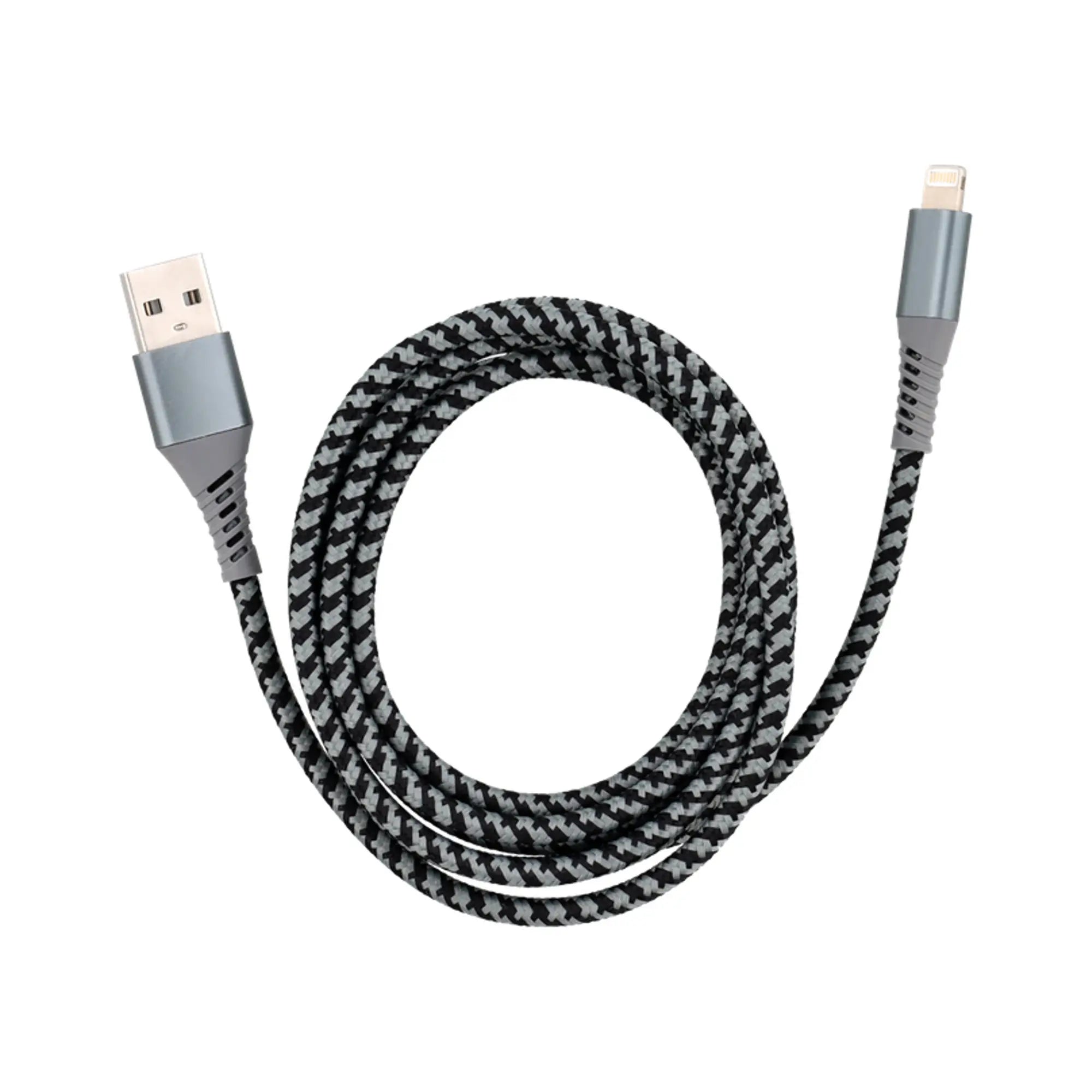 Câble Lightning vers USB pour iPhone / iPad / iPod textile - 2 dimensions différentes My Podologie 