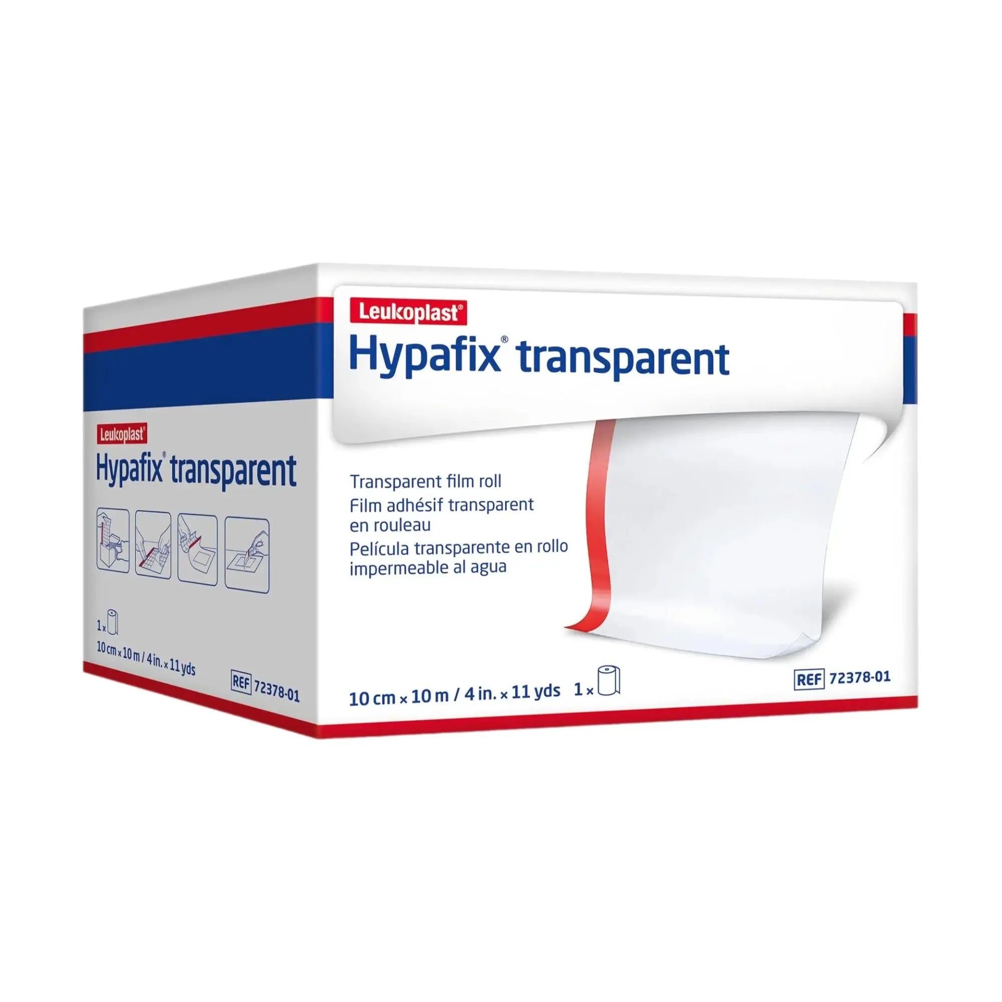 Hypafix Transparent - Self-adhesive non-woven fabric for dressing - 1 piece - BSN Medical