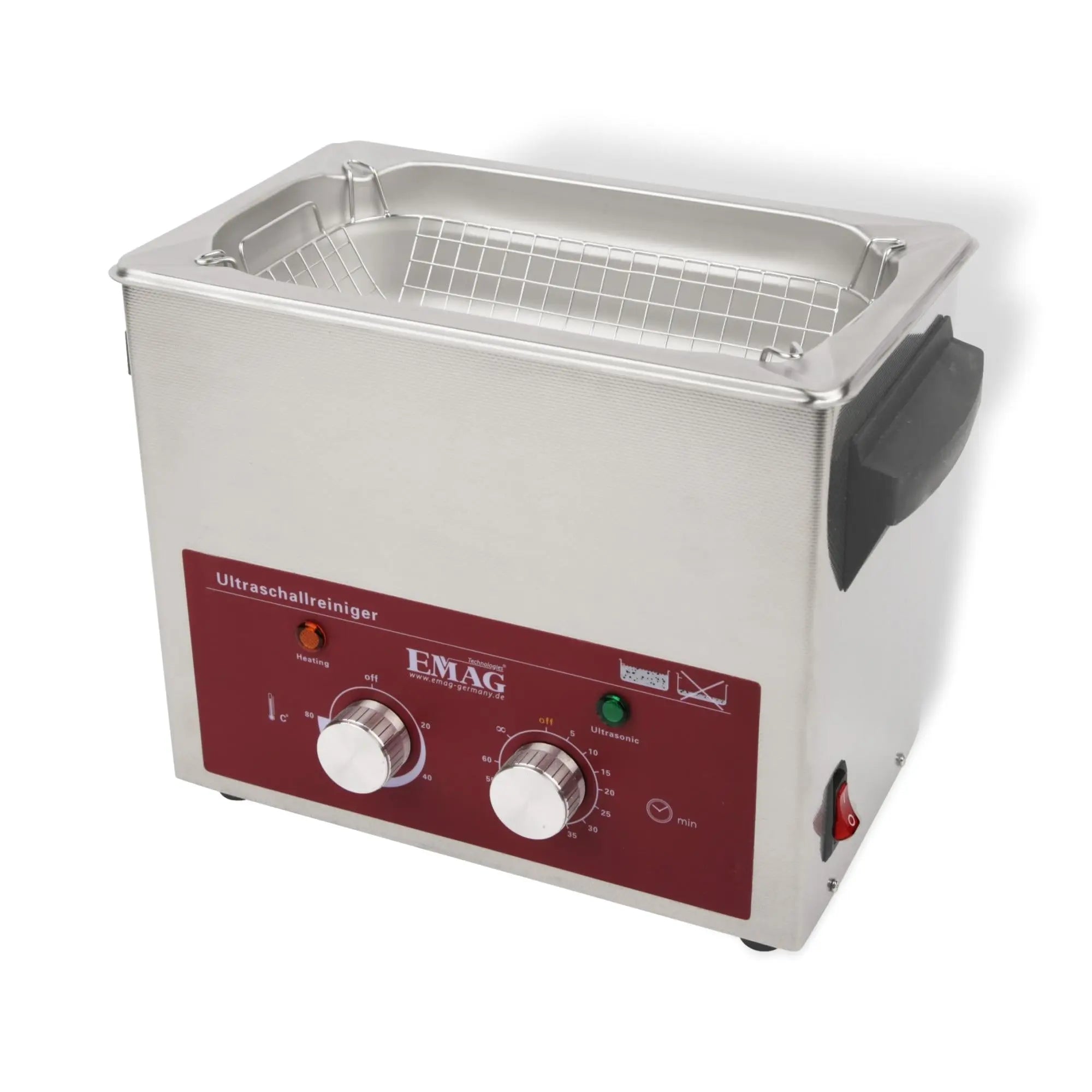 Ultrasonic cleaner all in stainless steel 2.2L - Emmi-H22