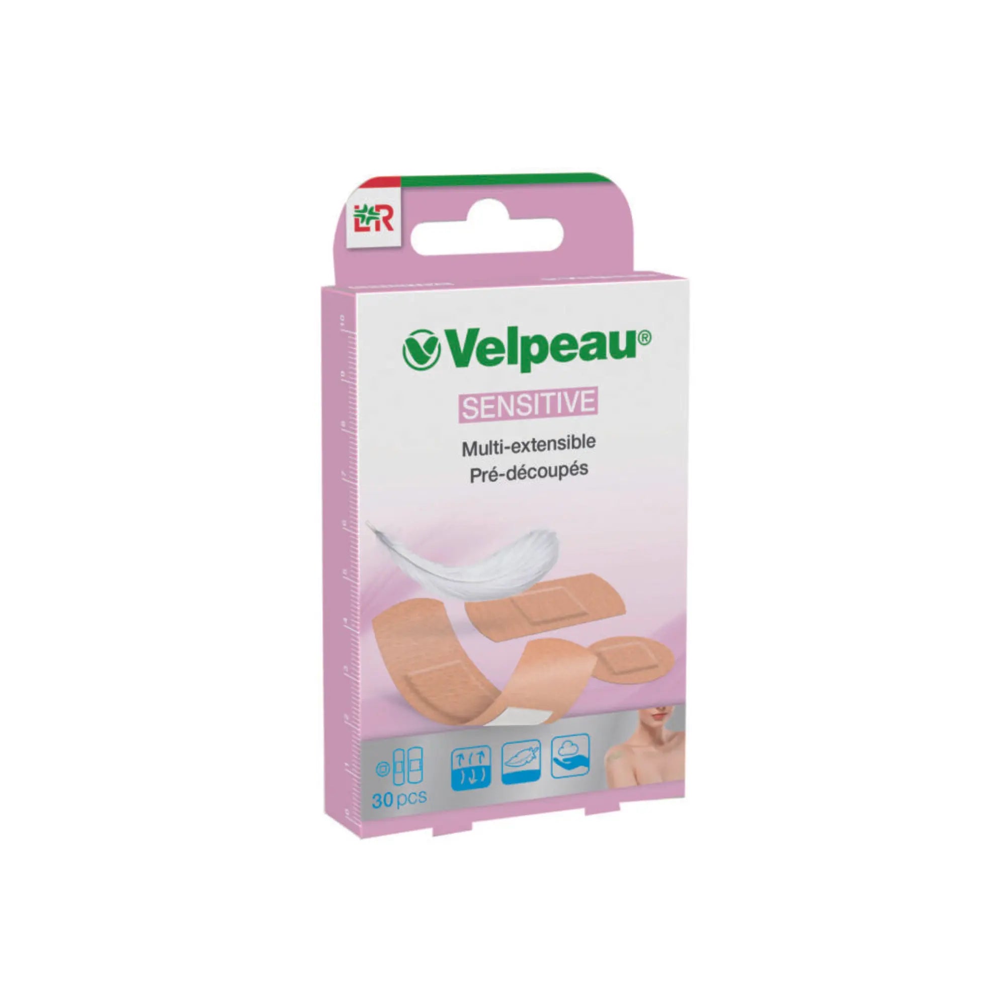 Pansement Velpeau Sensitive - Pour peaux sensibles - Assortiment - Lohman Rauscher - My Podologie