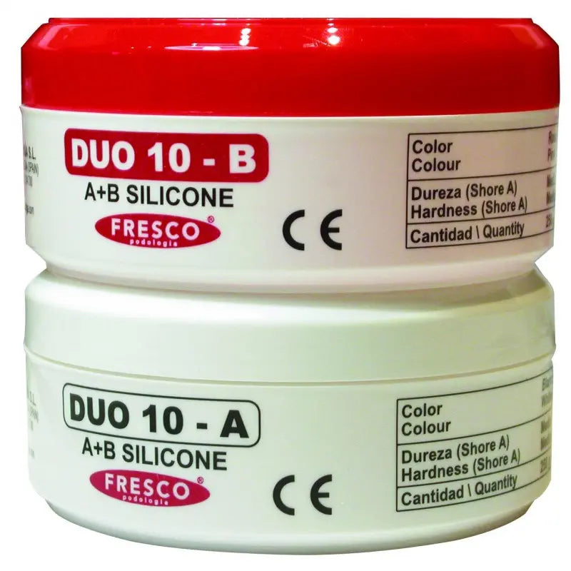 Silicone orthoplastie DUO 10 - A + B - Shore A 10-12 - 250 g - Fresco - My Podologie